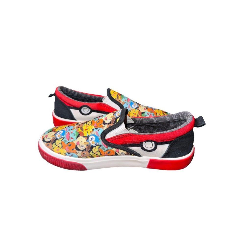 Pokemon Ground UP Slip On Canvas Sneaker Shoes Unisex Size 3 Youth